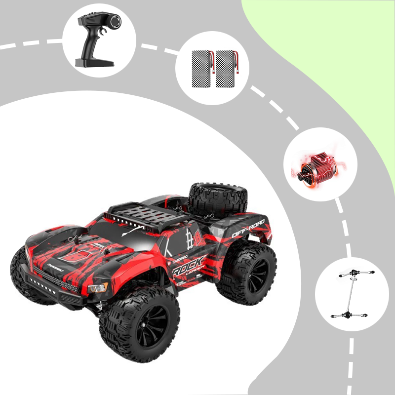 1:12 Off-road short-haul truck with a top speed of 45 km/h