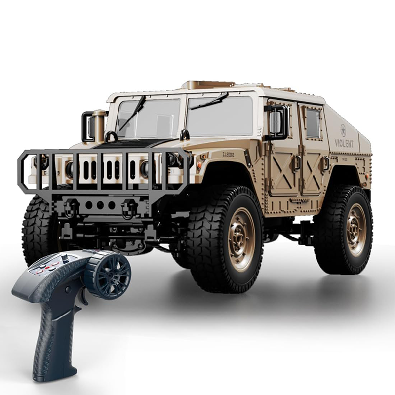 1:14 Alloy Climbing Military Remote Control Truck-JJY32