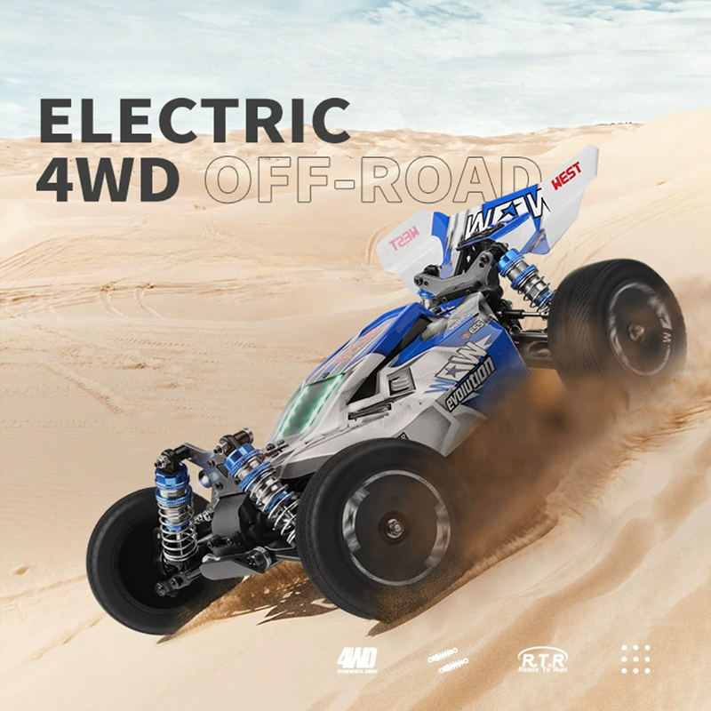 1:14 scale off-road high-speed remote control car, 43 mph - WLY19