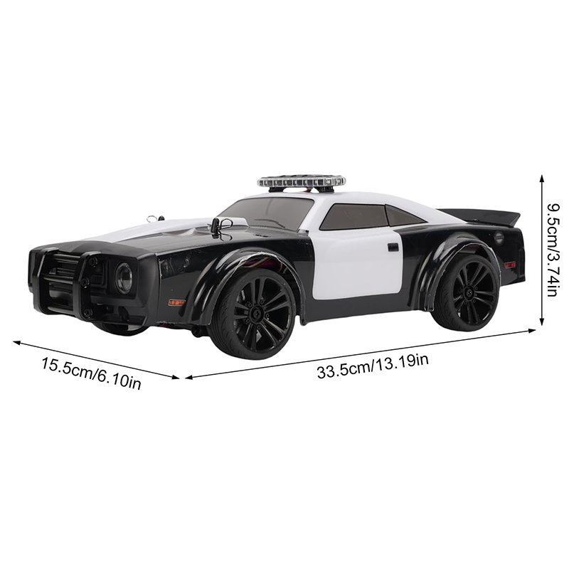 1:16 scale Dodge muscle police car, 35 km/h - SGY33
