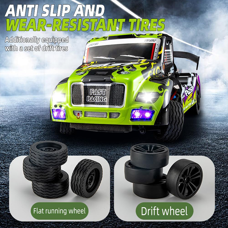1/16 scale remote-controlled drift 4x4 truck, top speed 40 km/h, equipped with 380 motor