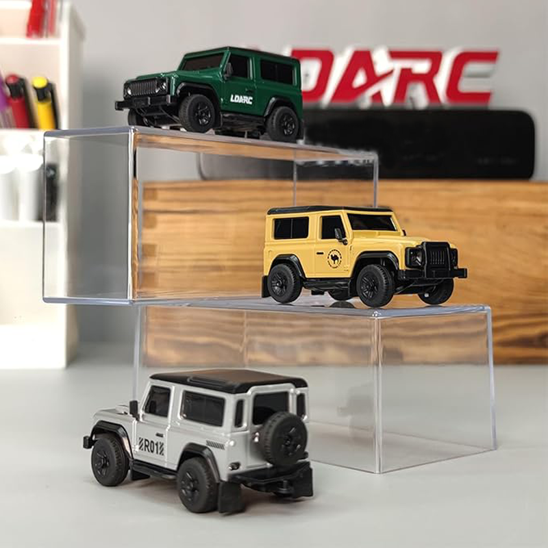 1/64 full scale remote control rock climbing car with LED lights and portable handbag