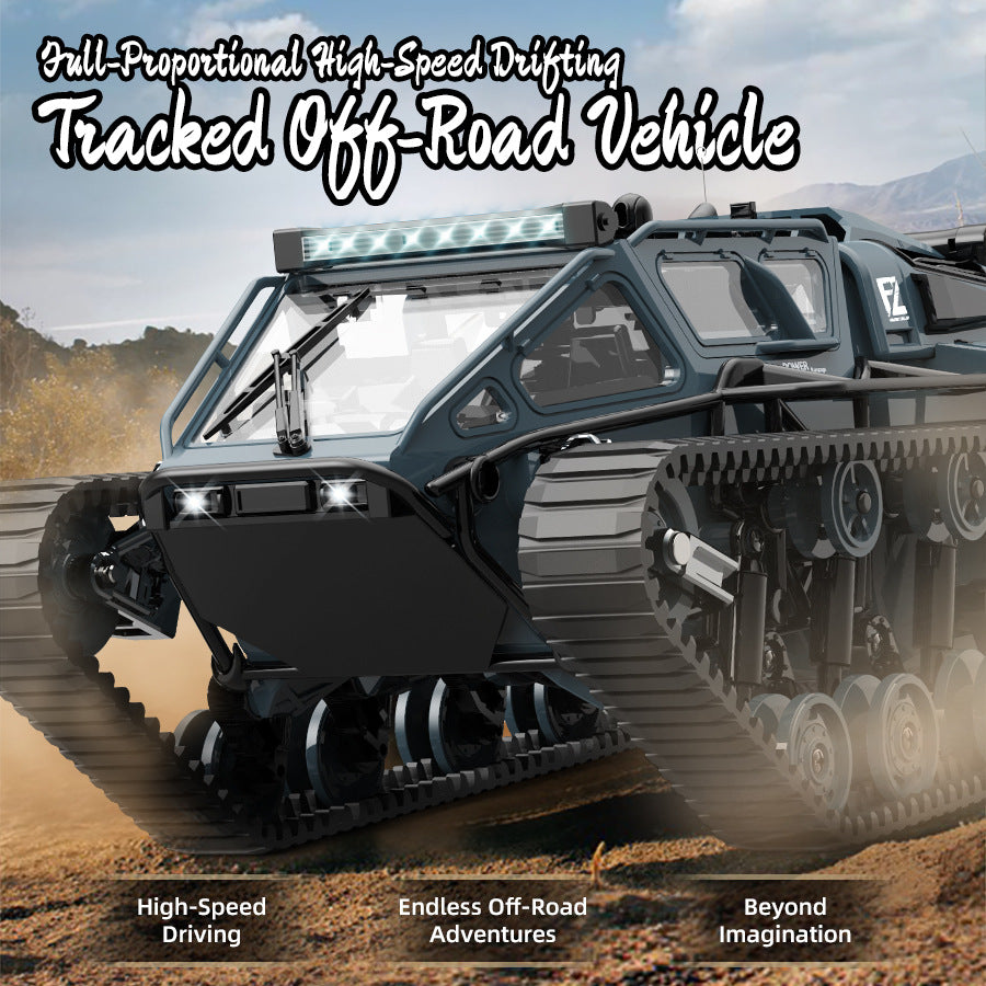 1/12 Military Tracked Off-Road Remote Control Tank - JJY38