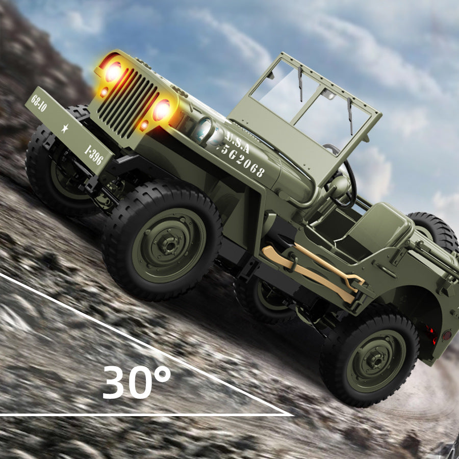 1/10 scale Willys military rock climbing remote control truck-JJY37