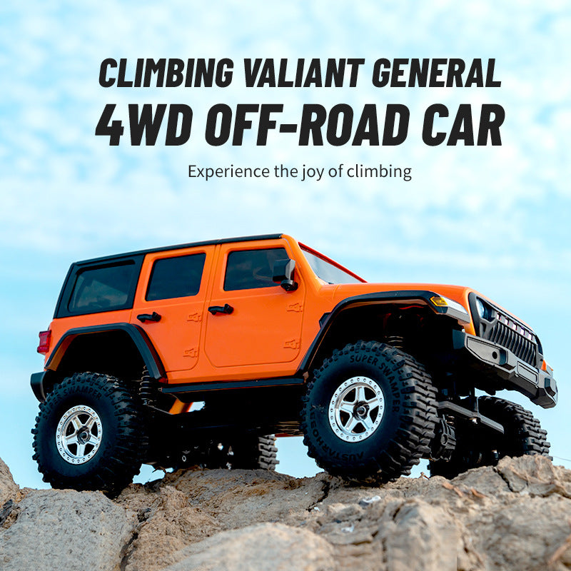 1/18 Jeep Wrangler 4WD All-Terrain LED Off-Road Crawler - JJY11