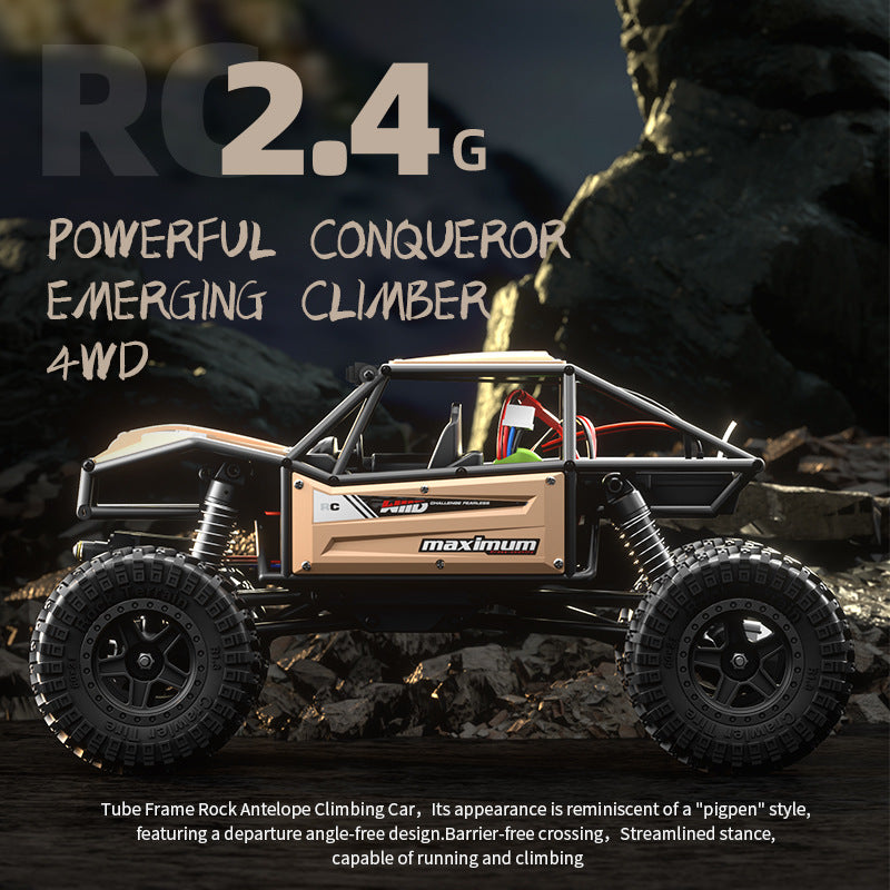 1/18 4WD Tubular Frame Remote Control 370 Motor Crawler - JJY12