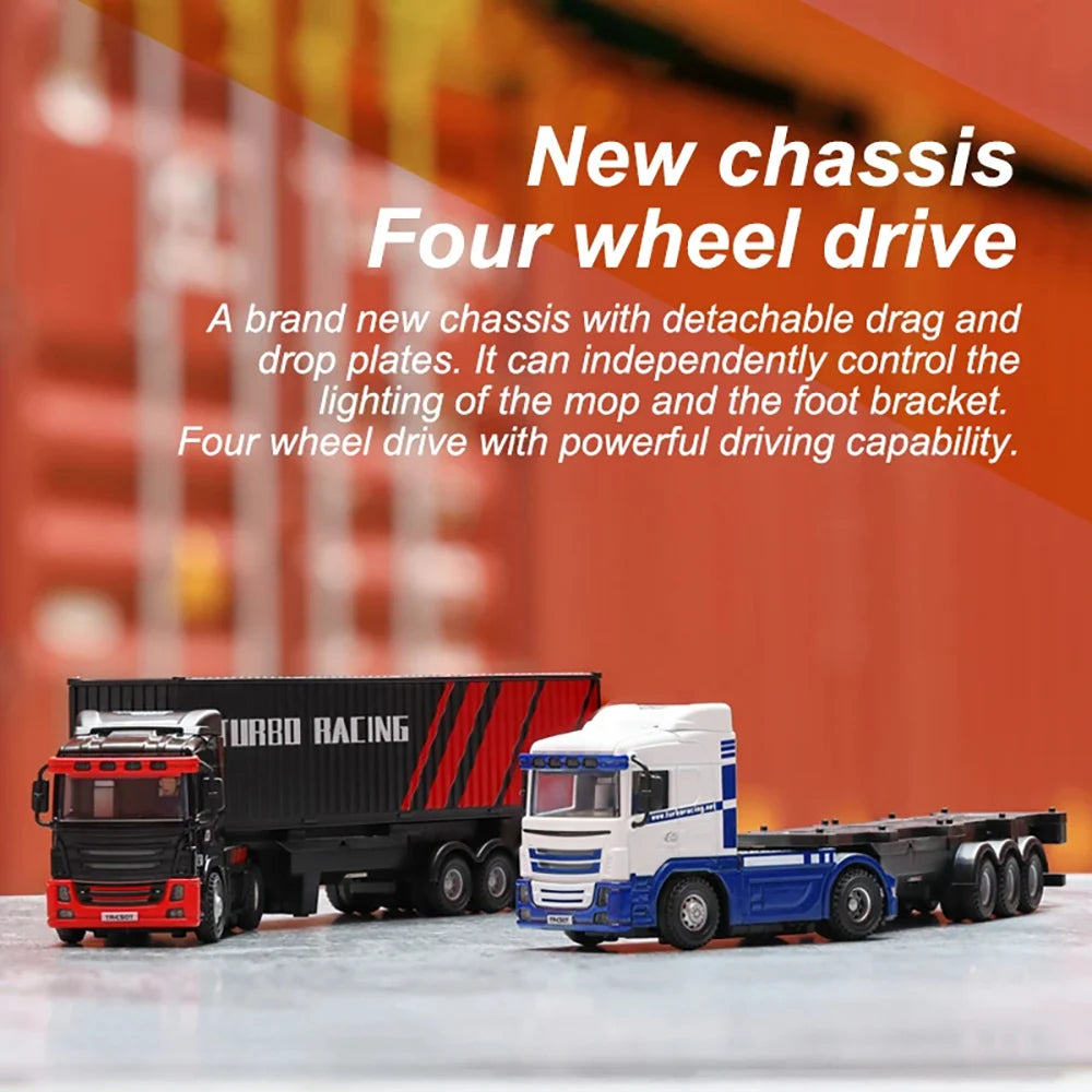 1:76 Remote Control Semi-Trailer Truck P81 10-Channel - TCY12