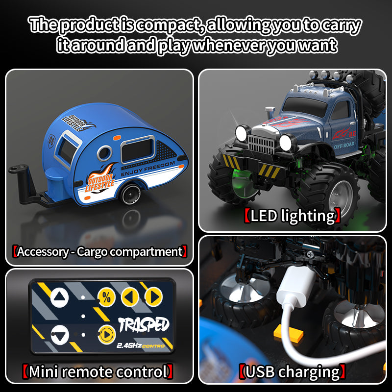 New 1:64 Alloy Remote Control Mini Car - JJY39