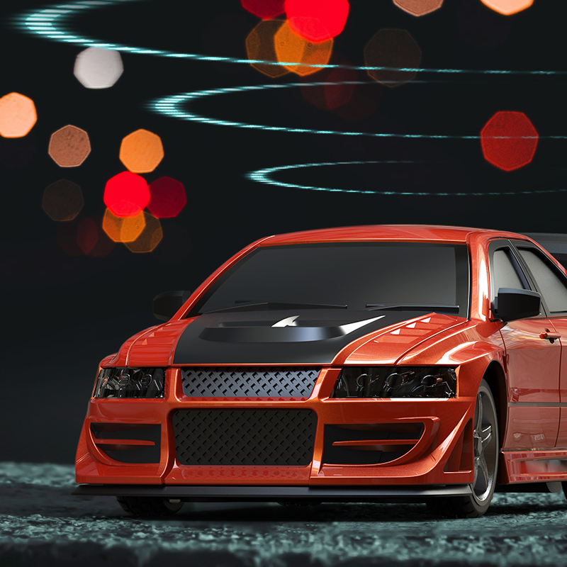 1/76 Flat-ground Racing Mini RTR Remote Control Car - TCY76