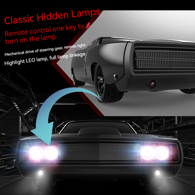 1:10/1:16 American muscle car with remote control drift, speed 38-70 km/h - SGY6