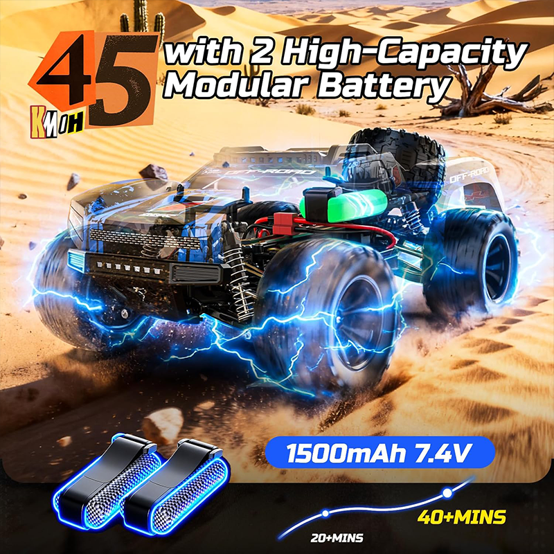 1:12 Off-road short-haul truck with a top speed of 45 km/h