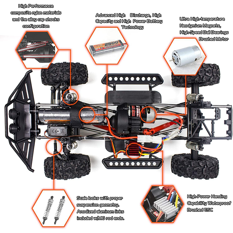 1:10 scale 4WD off-road rock climbing vehicle - SGY14