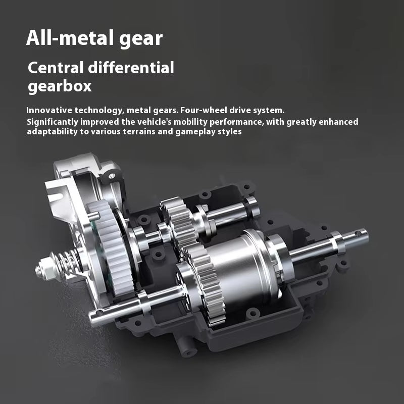 Brand New 1:10 High-Speed 3S Remote Control Metal Chassis Racing Car - SGY5