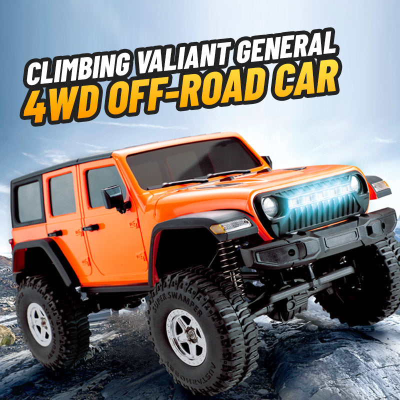 1/18 Jeep Wrangler 4WD All-Terrain LED Off-Road Crawler - JJY11