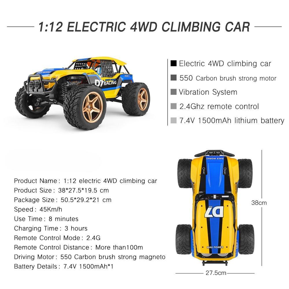 1:12 All-Terrain Crawler 45 km/h - WLY22
