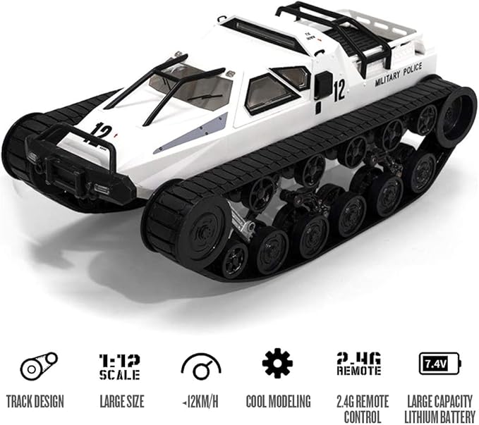 1/12 scale remote control 360° rotating tank - JJY27