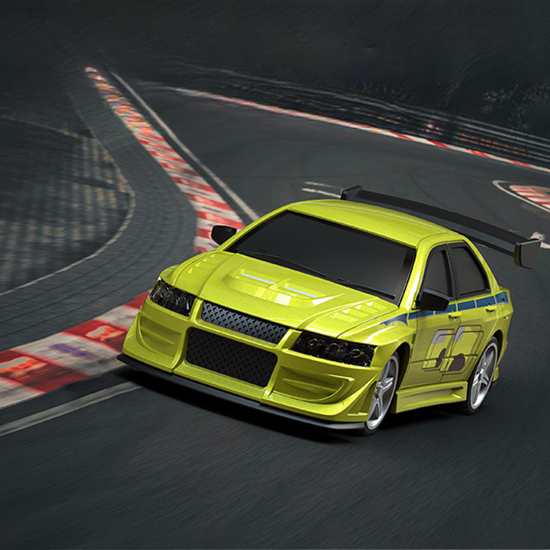 1/76 Flat-ground Racing Mini RTR Remote Control Car - TCY76