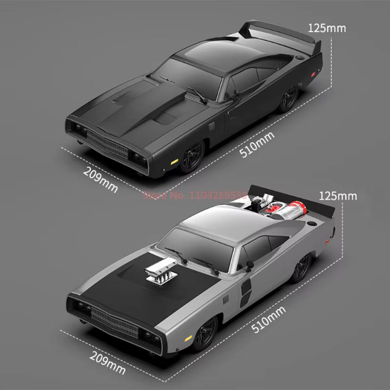 1/10 American Retro Muscle Remote Control Drift Car 70 km/h - SGY6