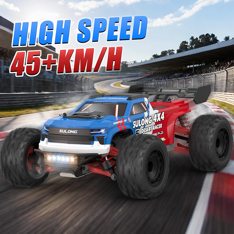 1/16 scale high-speed 2.4GHz remote control car, 45 km/h