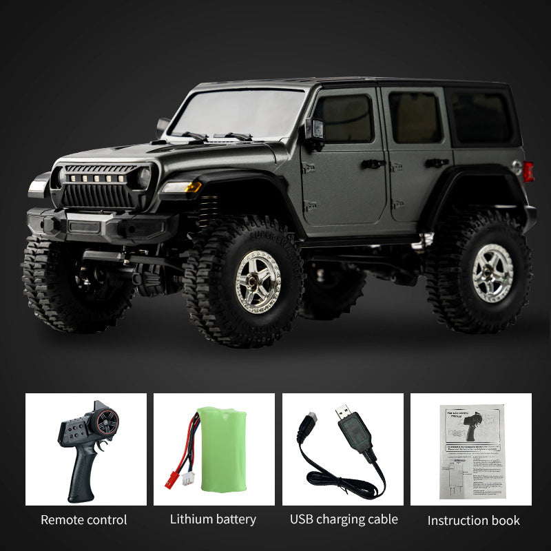 1:18 Jeep Wrangler 4WD All-Terrain LED Off-Road Crawler - JJY11
