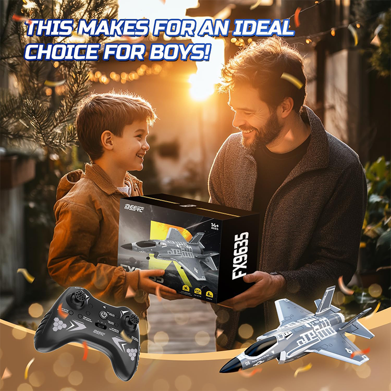 F35 4-channel brushless RTF glider with 2.4GHz 6-axis gyroscope stabilizer