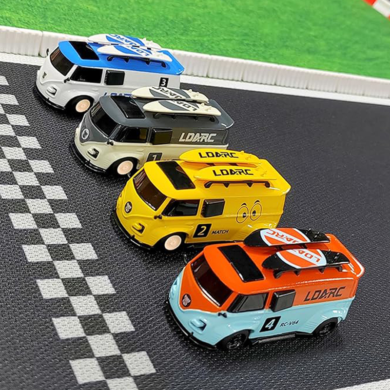 2.4Ghz 1:64 scale mini RC sports car with DIY interchangeable body shells