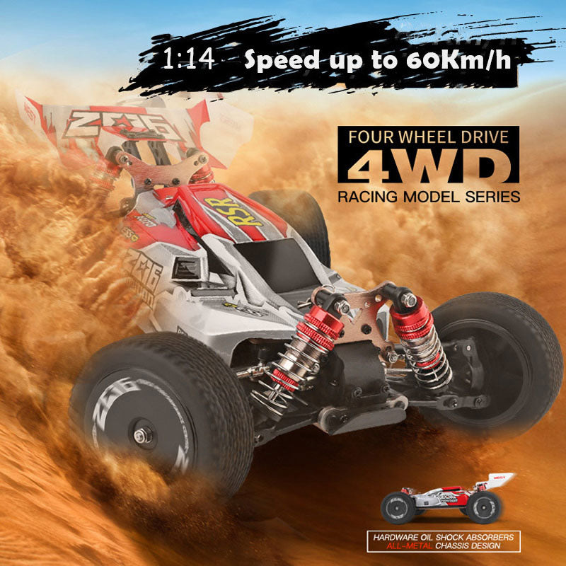 1:14 scale high-speed off-road racing car, 65 km/h - WLY17