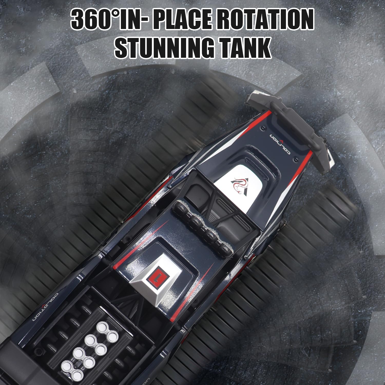 1/12 scale 4WD remote-controlled military tracked tank - JJY22