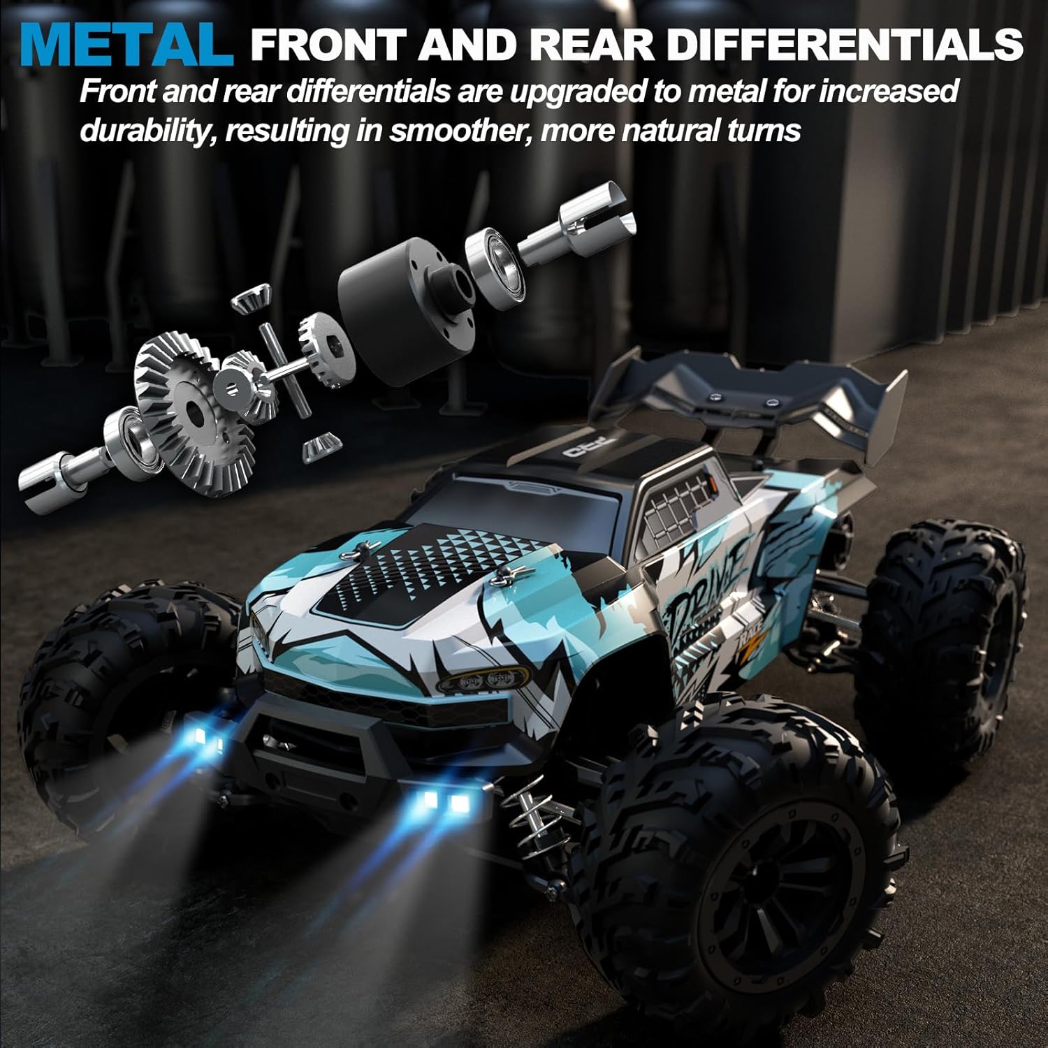 1:16 Brushless Professional-Grade Remote Control Monster Car 50 mph - JJY9