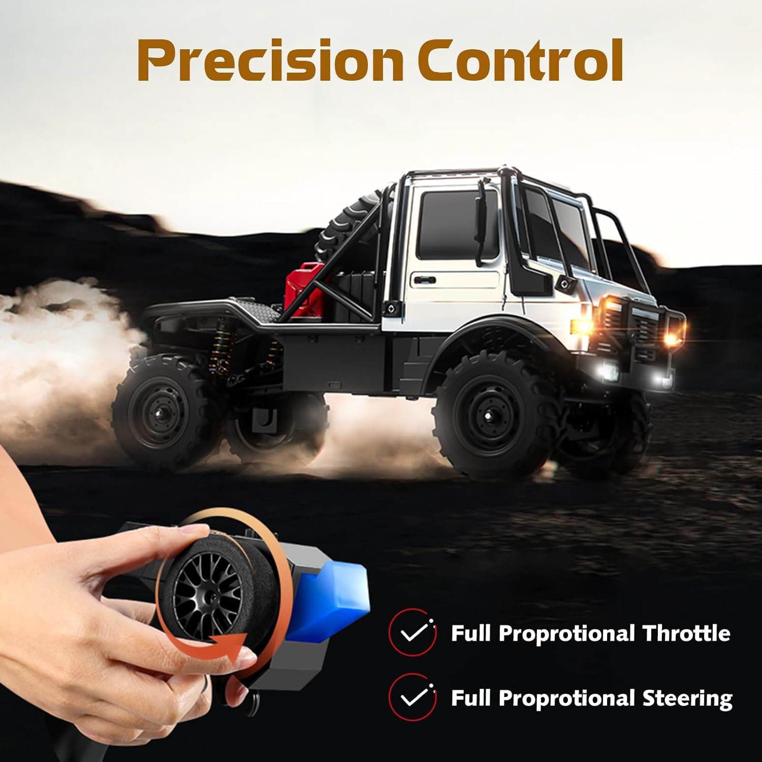 1/18 Alloy Off-Road Remote Control Climbing Transport Vehicle - JJY25