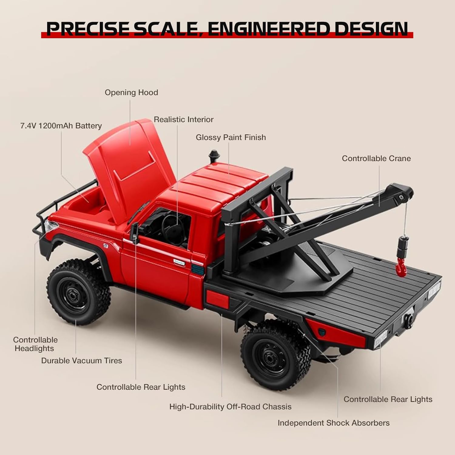 1/12 Toyota Crane Truck - JJY34