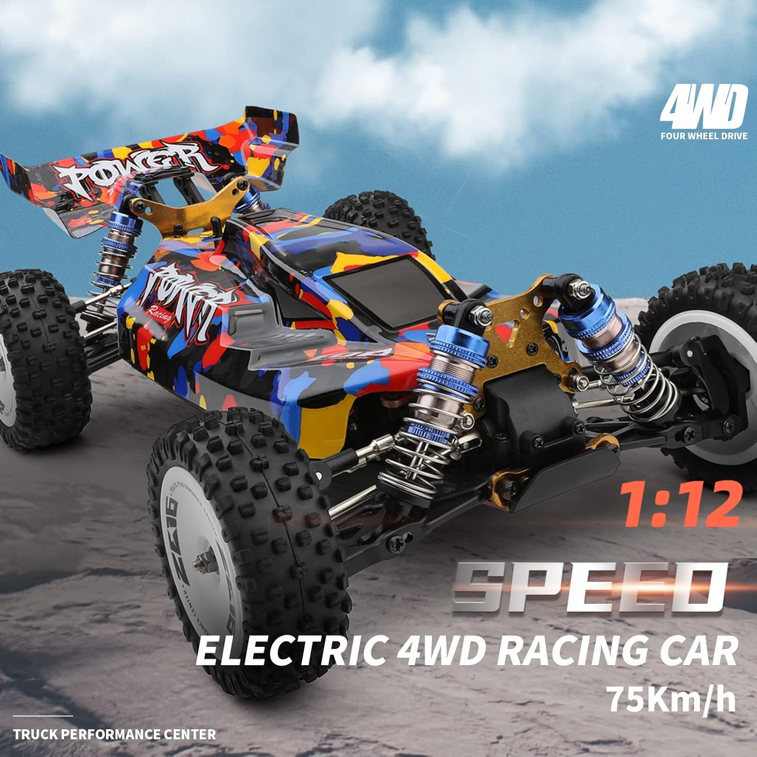 1:12 Brushless Electric 4WD Racing Car - WLY9