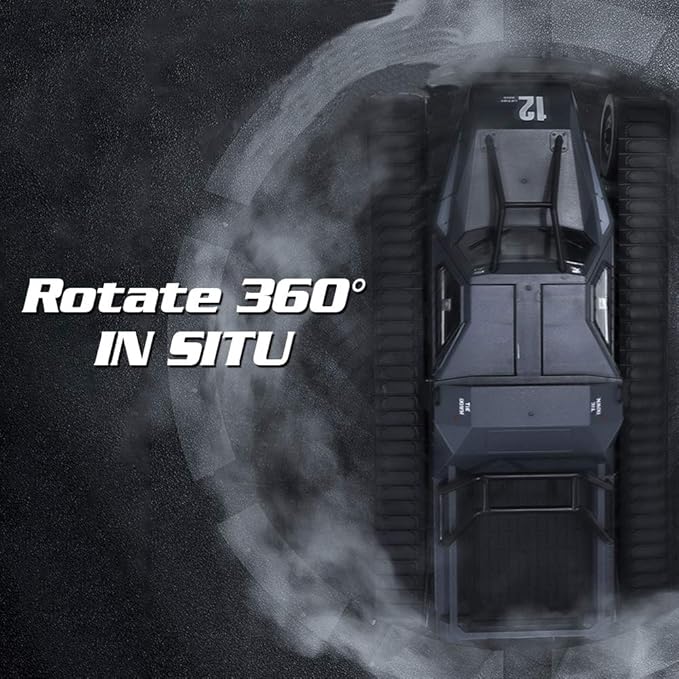 1/12 scale remote control 360° rotating tank - JJY27