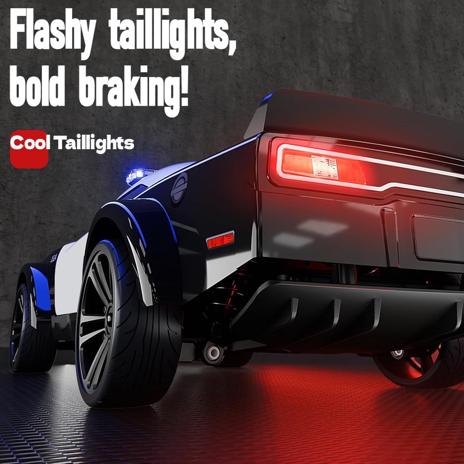 1:16 scale Dodge muscle police car, 35 km/h - SGY33