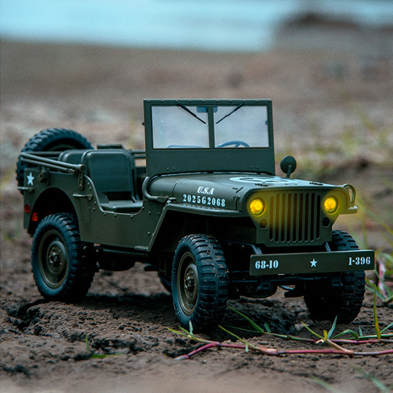 1/10 scale Willys military rock climbing remote control truck-JJY37