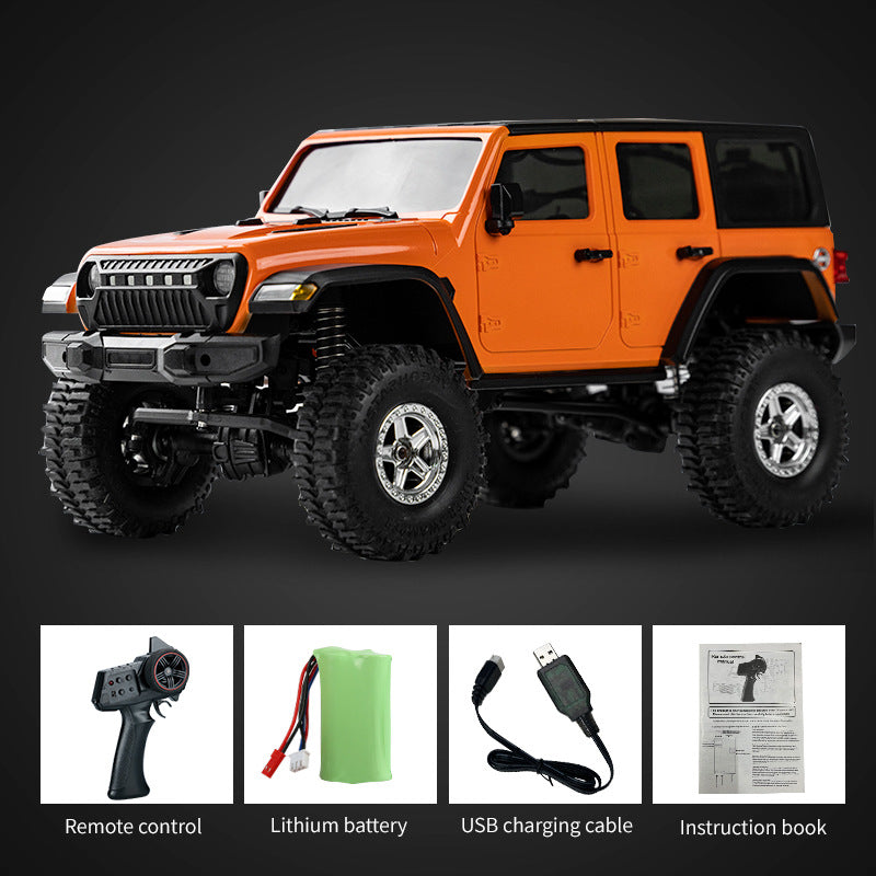 1:18 Jeep Wrangler 4WD All-Terrain LED Off-Road Crawler - JJY11