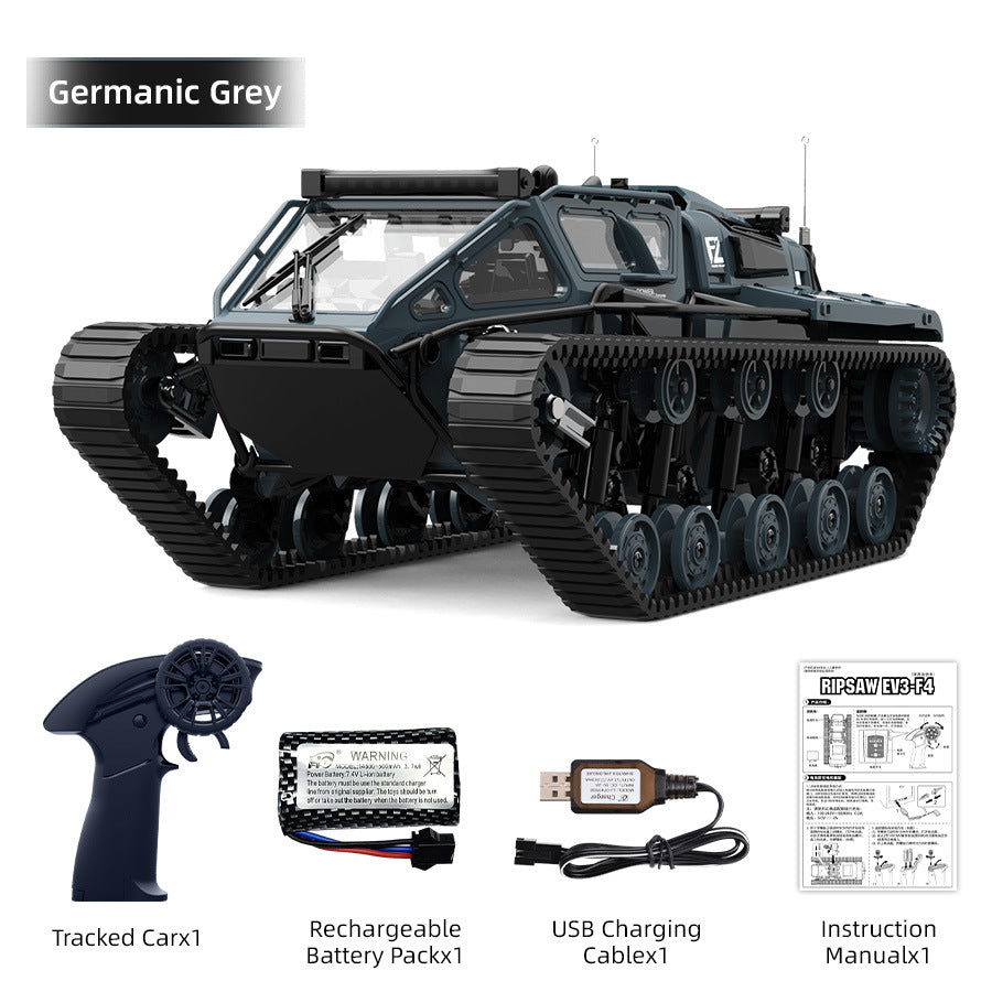 1:12 Military Tracked Off-Road Remote Control Tank - JJY38