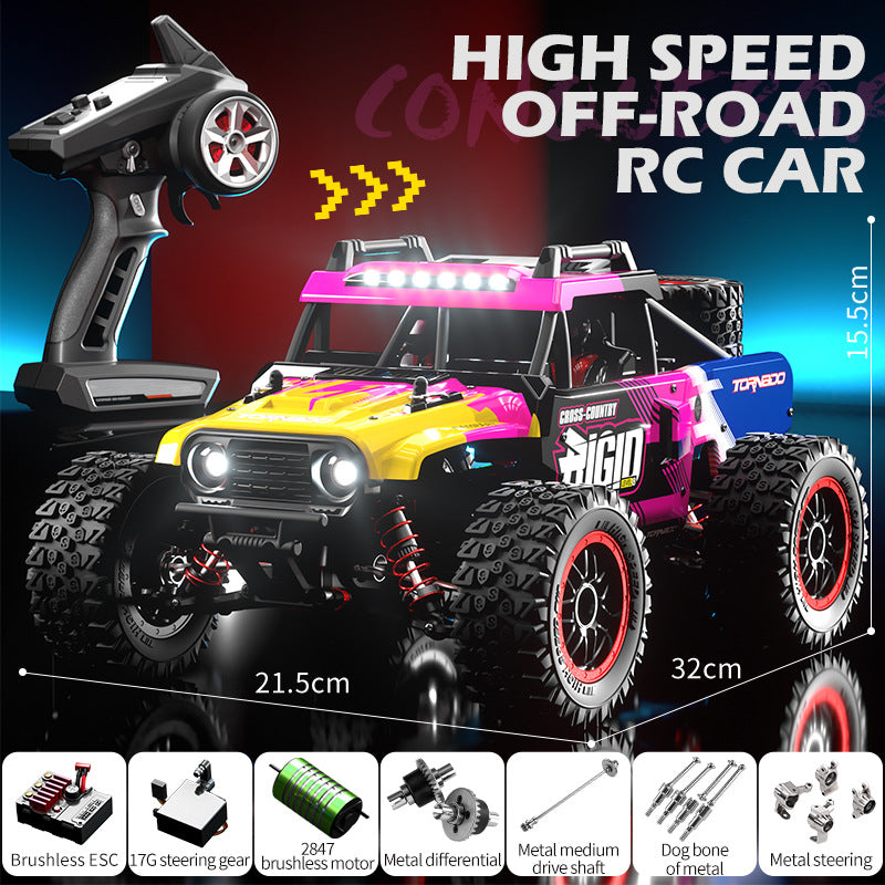 1/14 Remote Control Monster Short-Range Truck, 50 km/h - JJY16