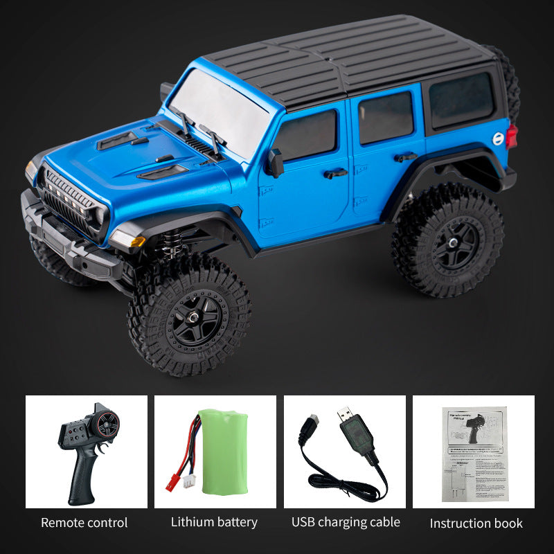 1:18 Jeep Wrangler 4WD All-Terrain LED Off-Road Crawler - JJY11