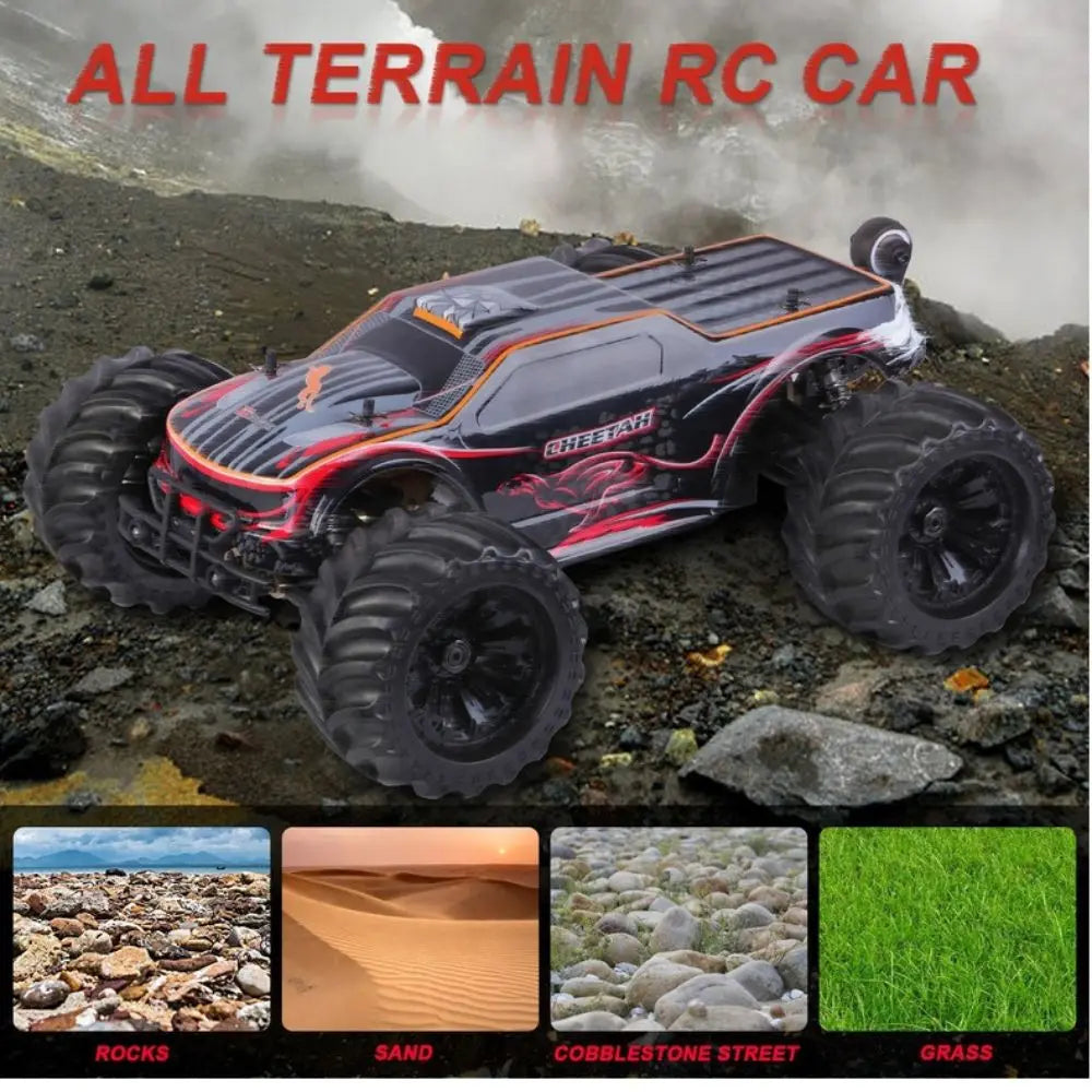 1:10 scale professional-grade wheelie and flip remote control stunt car, 80 km/h - JL05