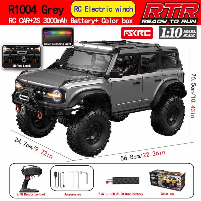 1/10 scale winch metal driveshaft remote control climbing car - SGY8