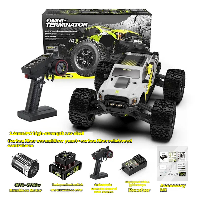 1/10 scale carbon fiber brushless off-road monster truck - LLN03