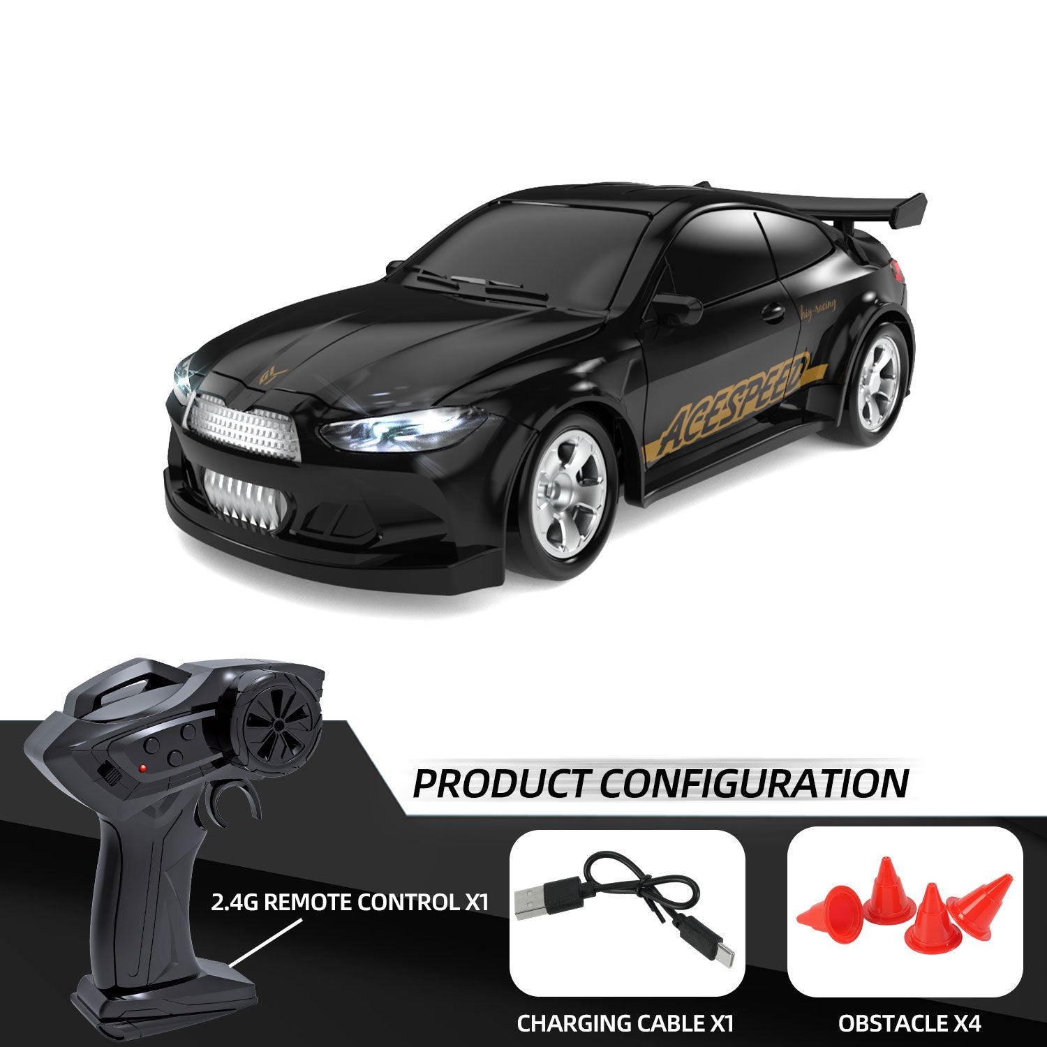 1/64 Desktop Stunt Remote Control Drift Car - TCY04