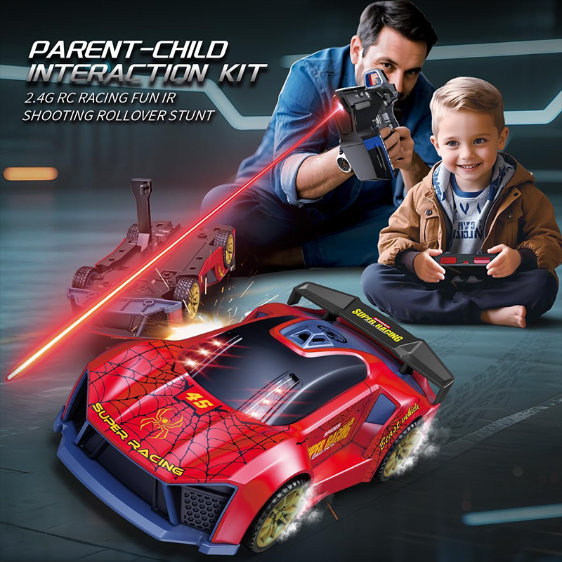 3-in-1 2-Player Interactive Charging 2.4GHz Remote Control Battle Vehicle