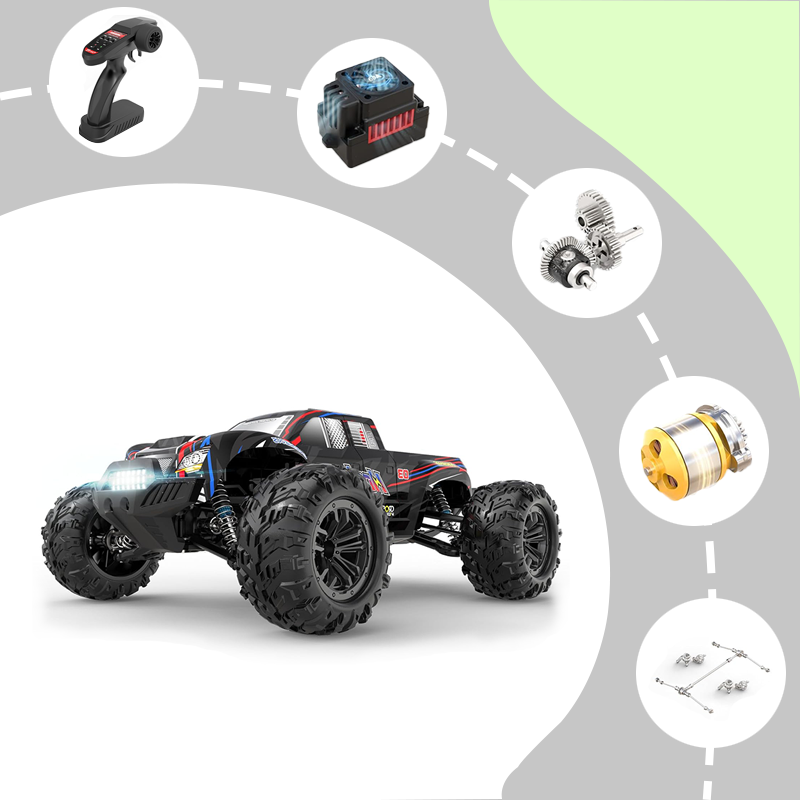 1/10 Fast Brushless RC Car, 62+KMH