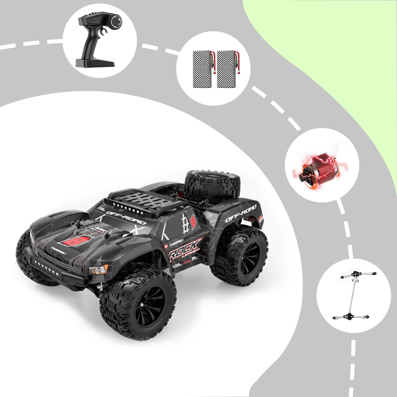 1:12 Off-road short-haul truck with a top speed of 45 km/h