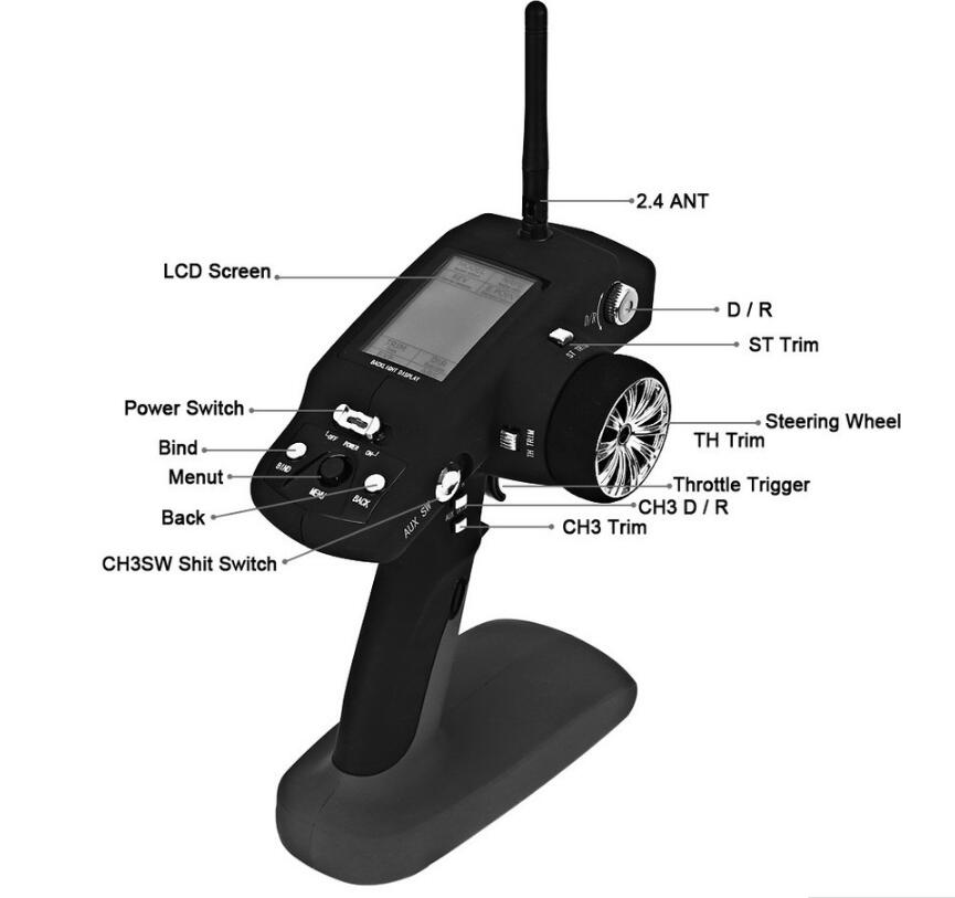 1/10 Remote Control Monster Warrior Climbing Car - WLY3