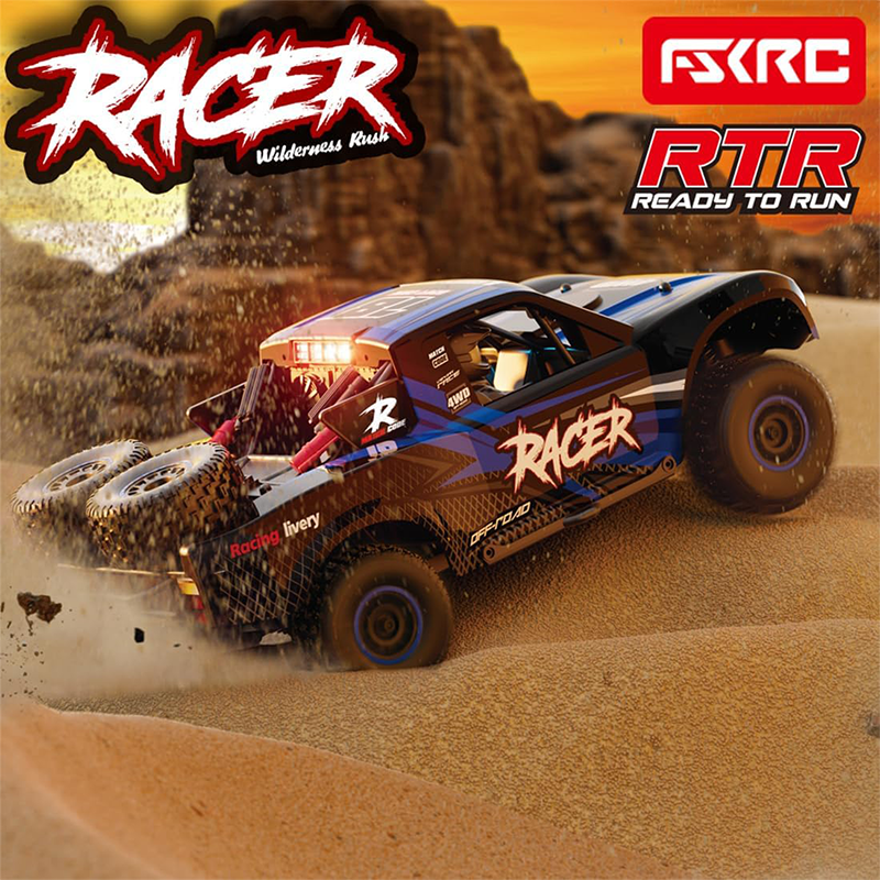 RD12 1/12 RC drift car with gyroscope, 7-color LED roof light and front/rear LEDs