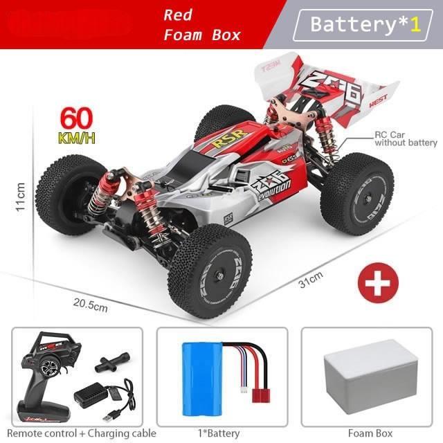 1:14 scale high-speed off-road racing car, 65 km/h - WLY17