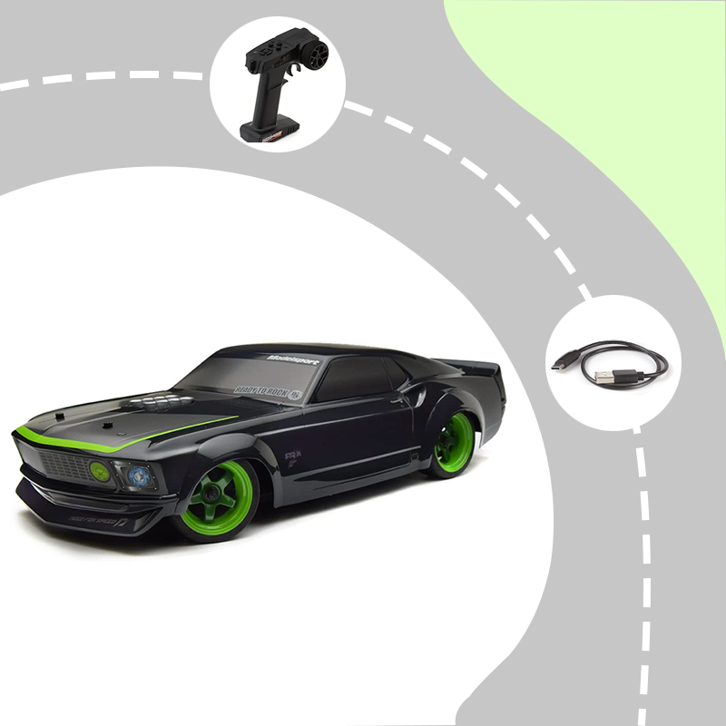 1:64 Desktop Mini NANO-TTR Racing Car